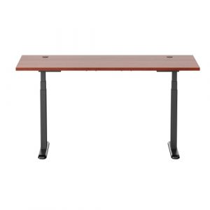 Adjustable Height Table Up Up Thor Black, Table top L Dark Walnut