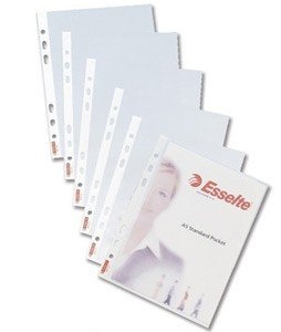 Sleeves Esselte, A4, 75 microns, glossy (100)