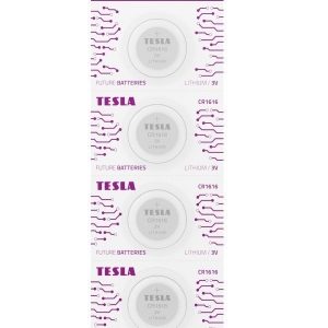 Batteries Tesla CR1616 Lithium 45 mAh (16610520) (5 pcs)