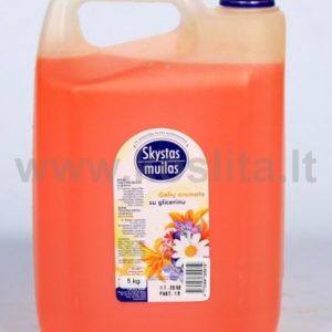 Soap, liquid, with glycerin, floral fragrance  5l