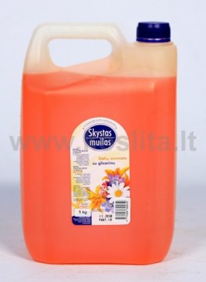 Soap, liquid, with glycerin, floral fragrance  5l