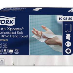 Hand towel sheets Tork Xpress Soft Multifold H2, 2 l.,225 sheets.,22.2x24cm, Z, 12pcs