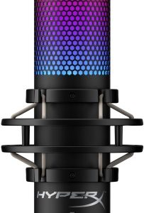 HyperX QuadCast S Microphone USB-C, 3.5mm jack, RGB Lighting, Black