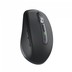 Logitech MX Anywhere 3S Mouse - RF Wireless + Bluetooth, Laser, 8000 DPI, Graphite