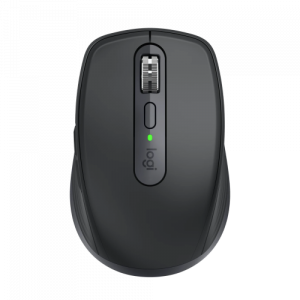 Logitech MX Anywhere 3S Mouse - RF Wireless + Bluetooth, Laser, 8000 DPI, Graphite