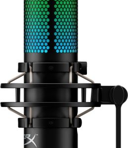 HyperX QuadCast S Microphone USB-C, 3.5mm jack, RGB Lighting, Black