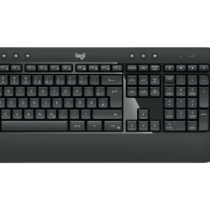 Logitech MK540 Advanced Combo Wireless Keyboard + Mouse, RF Wireless, EN-Arabic, Black