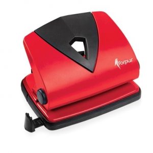 Forpus Punch hole, red, up to 30 sheets, metal 1101-024