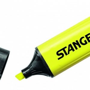 STANGER highlighter, 1-5 mm, yellow, 1 pcs. 180001000