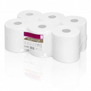 WEPA Centre Feed Rolls for Feed point system RPCB2150 - FP,2-Ply 150m 600 sheets, 20x25, Cellulose (