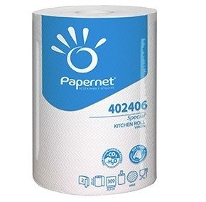 Hand towel rolls, paper, Papernet Special, 2-Ply, 60m, celiulioz?, white, (1pcs)