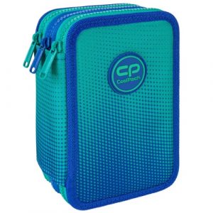 Triple decker pencil case with equipment CoolPack Jumper 3�Gradient Ocean