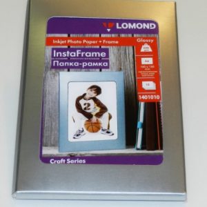 Lomond Photo Inkjet Paper Glossy 200 g/m2 10x15, 15 sheets + InstaFrame Silver Window