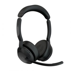 Jabra Evolve2 55 MS Stereo Link380a Wireless Headset Bluetooth USB-A, Charging Stand, Black