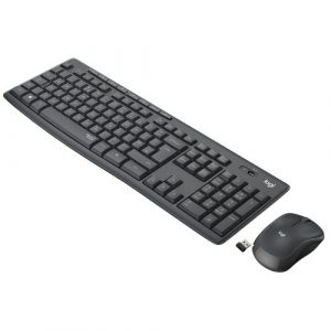 Logitech MK295 Silent Wireless Combo Wireless keyboard, US Int, Graphite