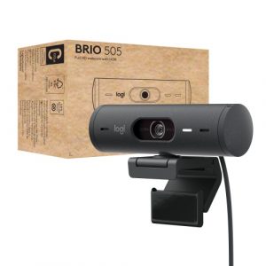 Logitech Brio 505 Webcam, 4 MP, FHD 1920x1080, USB-C, Graphite