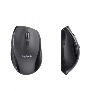 Logitech Marathon M705 Wireless Mouse, RF Wireless, 1000 DPI, Charcoal