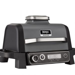 Ninja Woodfire OG701EU Electric BBQ Grill & Smoker, 2400 W, Black