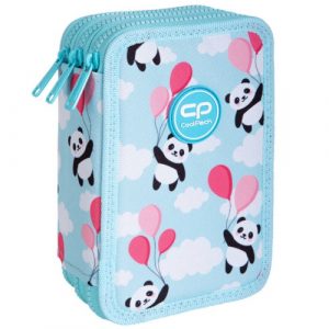 Triple decker pencil case with equipment CoolPack Jumper 3�Panda Ballons