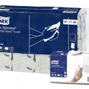 Leaflet towel paper Tork Xpress Multifold Universal H2 2 layers., 23,4 x 21,3 cm (20 pcs)