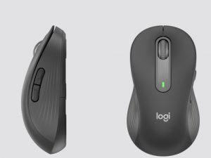 Logitech Signature M650 L Left Wireless Mouse, RF Wireless + Bluetooth, 4000 DPI, Graphite