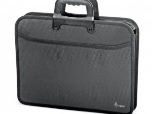 Folder-portfolio Forpus, A4, black, 2 compartments 0822-016