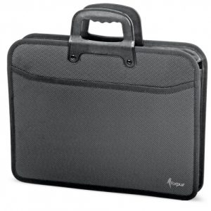 Folder-portfolio Forpus, A4, black, 2 compartments 0822-016