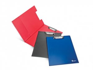 Clip pad Forpus, foldable, A4, Red