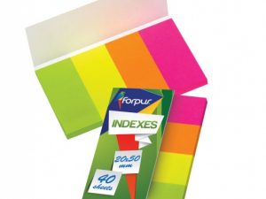 Paper-index Forpus, 20x50mm, Assorti, paper (4x40)