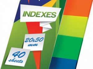 Index Forpus, 20x50mm, Assorti, Plastic (4x40)  0718-102