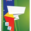 Exercise book with spiral  Forpus, A4/70, lined, soft cover  0722-022