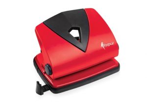 Forpus Punch hole, red, up to 30 sheets, metal 1101-024