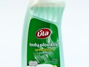 Dishwasher detergent Ūla Sensitive, with glycerin, koncentrated 1l