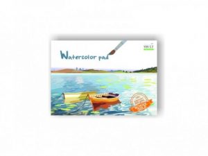 Watercolor notebook SMLT, A4, 200 g, gummed (20) 0708-206