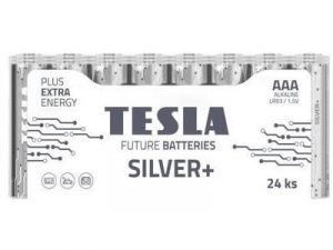 Batteries Tesla AAA Silver+ Alkaline LR03 1150 mAh (24 pcs) (13032410)