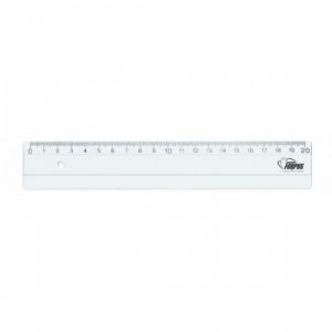 Ruler Forpus, plastic, transparent, 20cm 1225-020