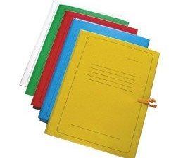 Folder SMLT, A4, 300 g, binding, with print, white, cardboard 0815-102