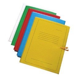 Folder SMLT, A4, 300 g, binding, with print, white, cardboard 0815-102