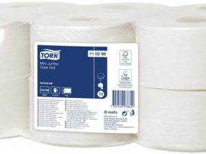 Toilet paper Tork Universal Mini Jumbo T2, 2 layers, 9.1cm x 150m, white 12 pcs