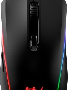 HyperX Pulsefire Surge Wired Gaming Mouse, 16000 DPI, RGB Lighting, Black