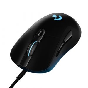 Logitech G403 HERO Wired Gaming Mouse, USB Type-A, 25600 DPI, Black