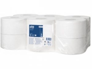 Toilet paper Tork Universal Mini Jumbo T2, 1-Ply, 240m, Recycled tissue, grey, 12pcs