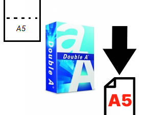 Paper Double A (A category), A5, 80g, 500 sheets