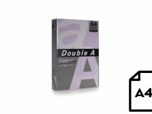 Colour paper Double A, 80g, A4, 500 sheets, Levender