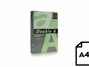 Colour paper Double A, 80g, A4, 500 sheets, Emerald