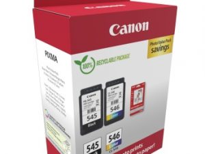 Canon PG-545/CL-546 (8287B008) Ink Cartridge Multipack, BK/CMY