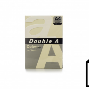 Colour paper Double A, 80g, A4, 500 sheets, Ivory