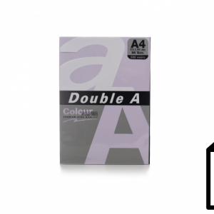 Colour paper Double A, 80g, A4, 500 sheets, Levender