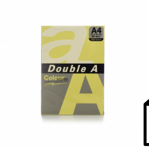 Colour paper Double A, 80g, A4, 500 sheets, Butter