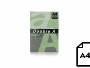 Colour paper Double A, 80g, A4, 500 sheets, Emerald